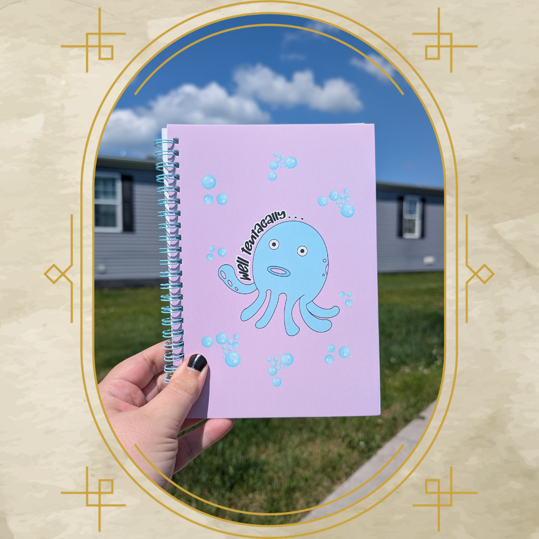 Well Tentacally Blank Notebook