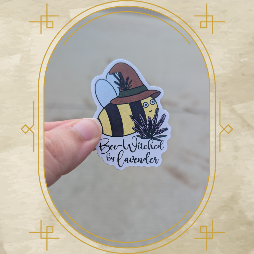 Bee-Witched by Lavender Classic Magnet