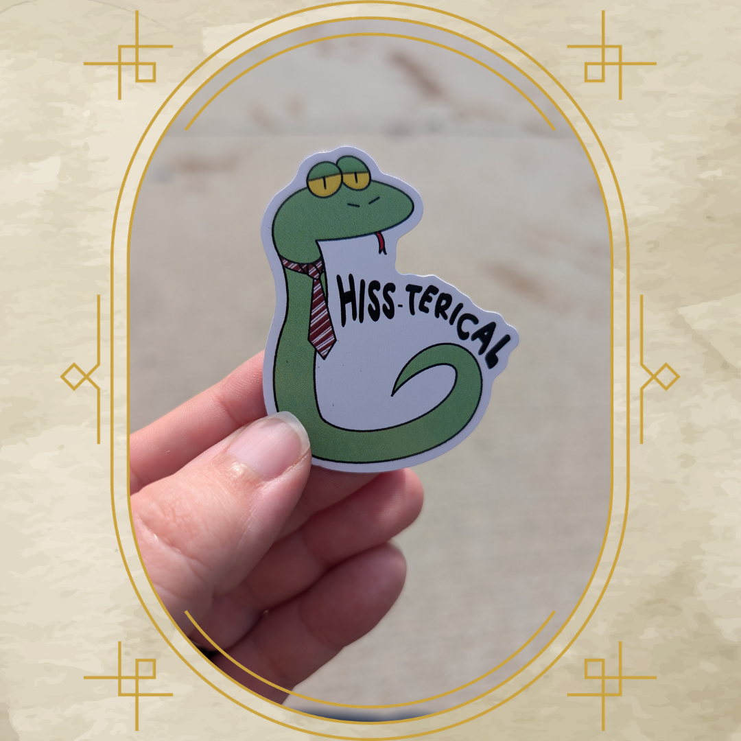 Hiss-terical Classic Magnet