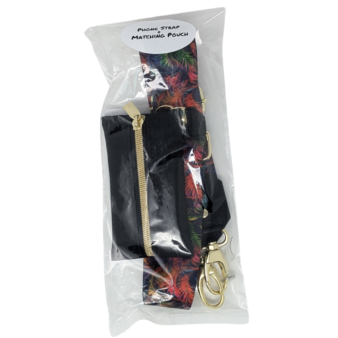 Phone Straps + Matching Pouches