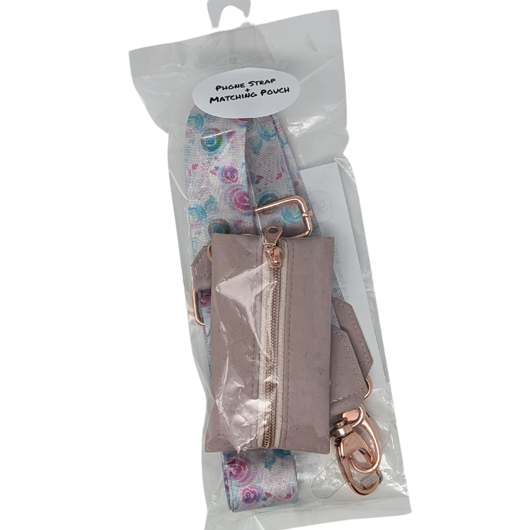 Phone Straps + Matching Pouches