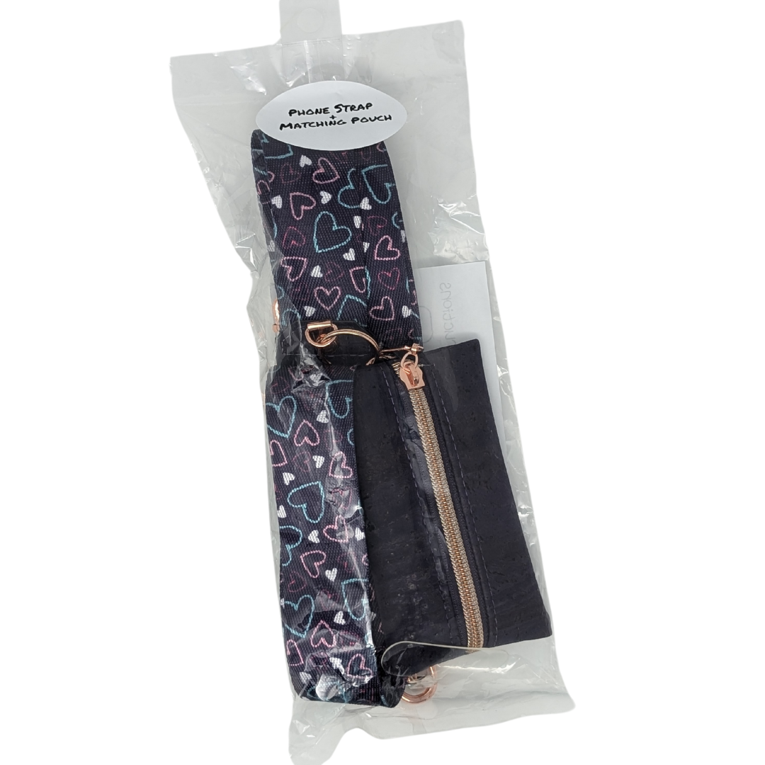 Phone Straps + Matching Pouches