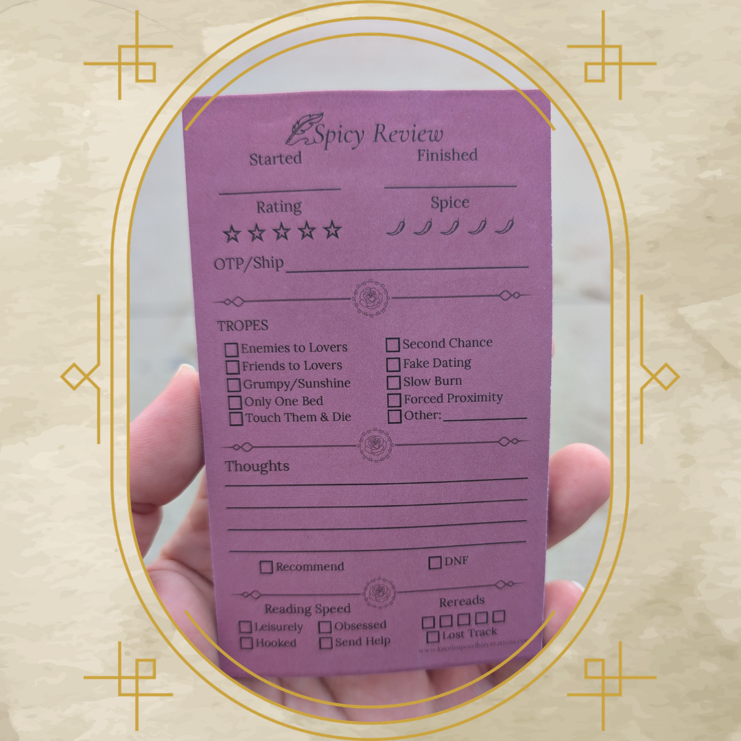 Spicy Review Sticky Note Pad