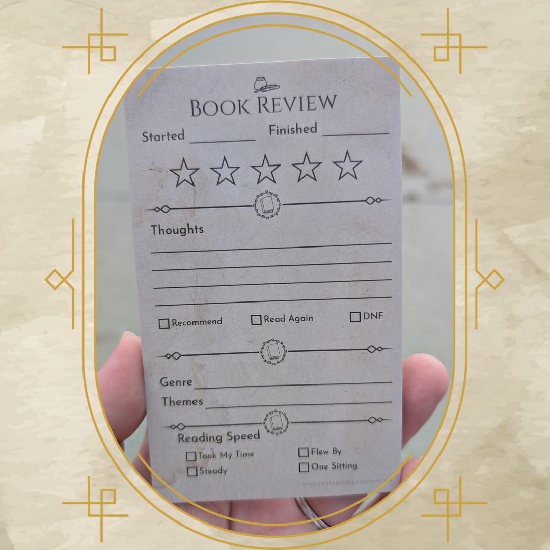 Classic Book Review Sticky Note Pad
