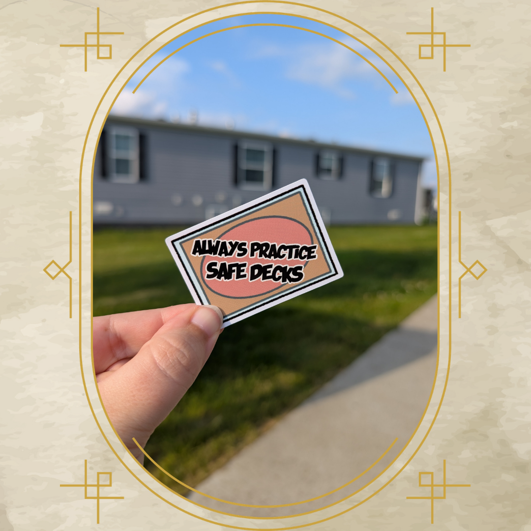 Safe Decks Vinyl Sticker