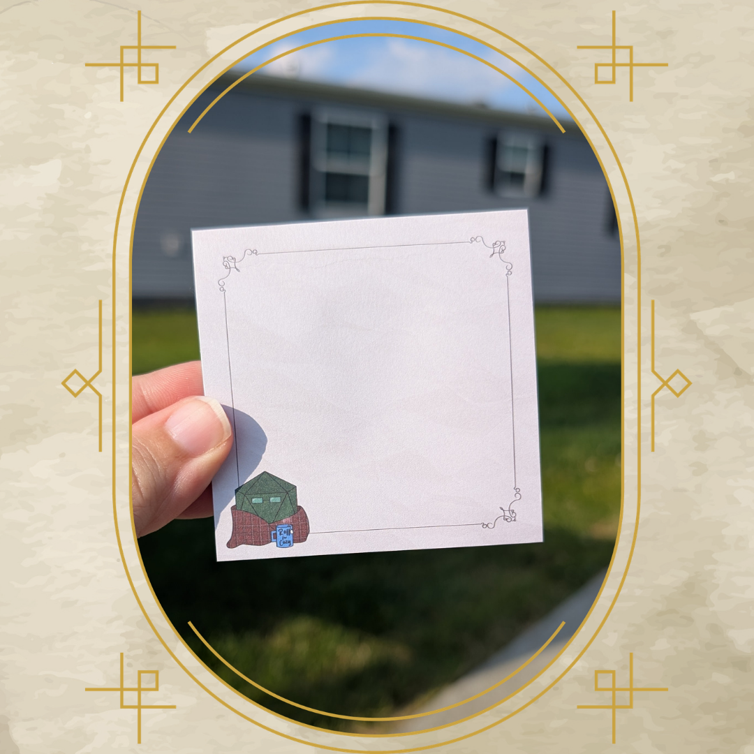 Roll for Cozy Sticky Note Pad