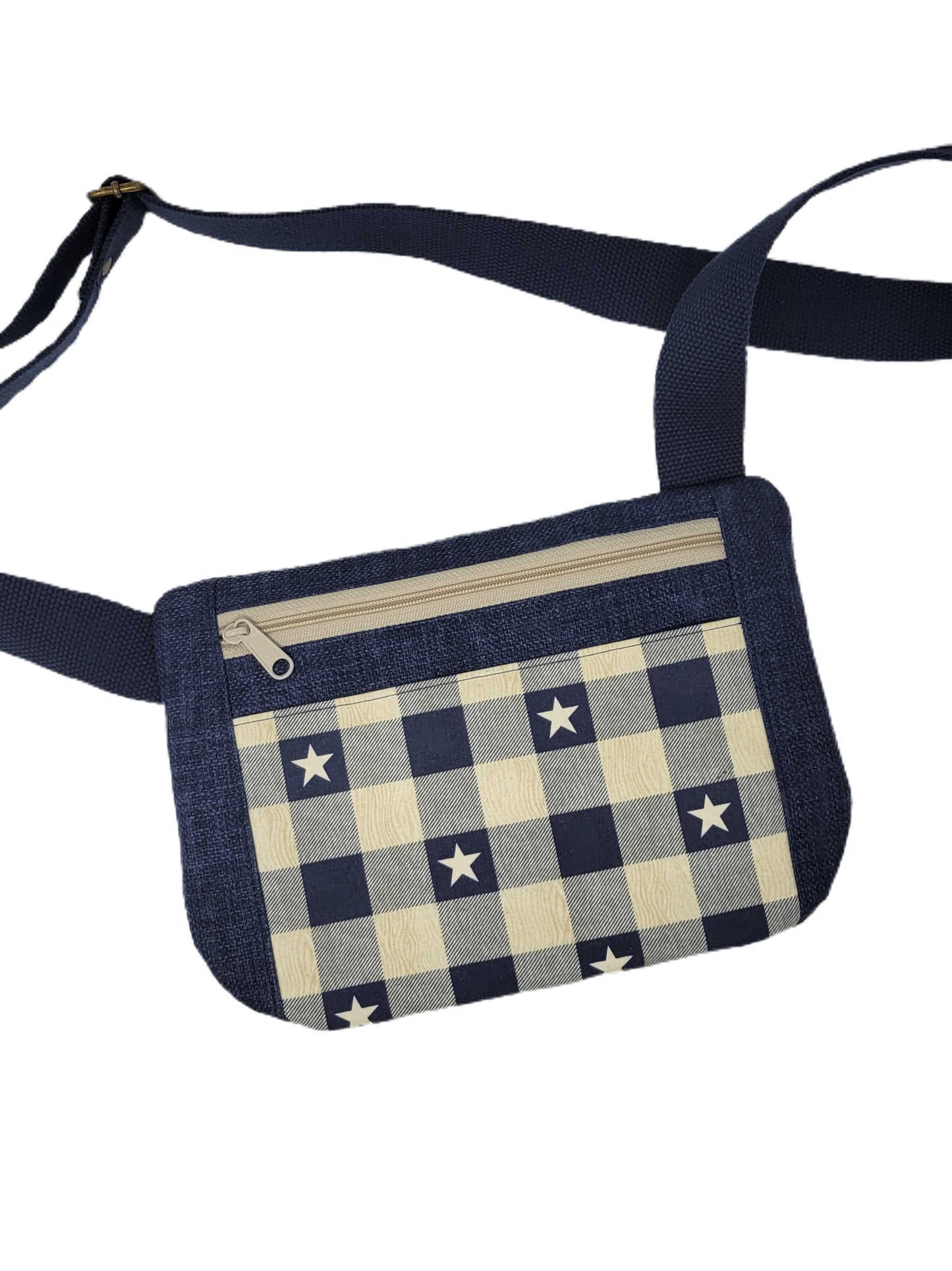Plaid Star Slim Crossbody