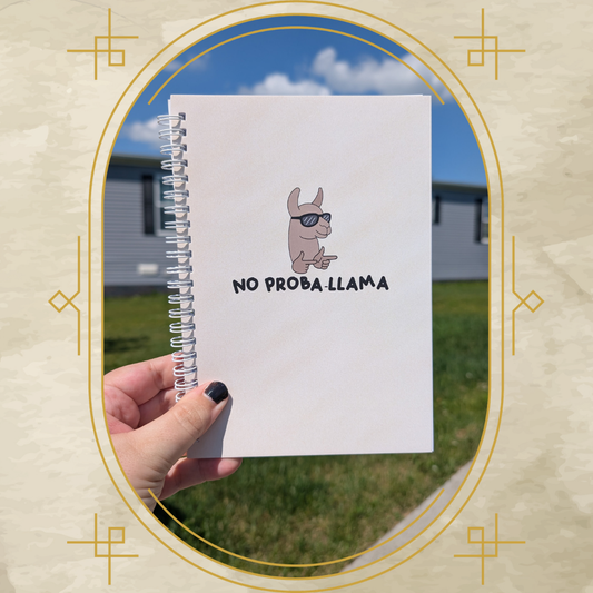 No Proba-Llama Blank Notebook