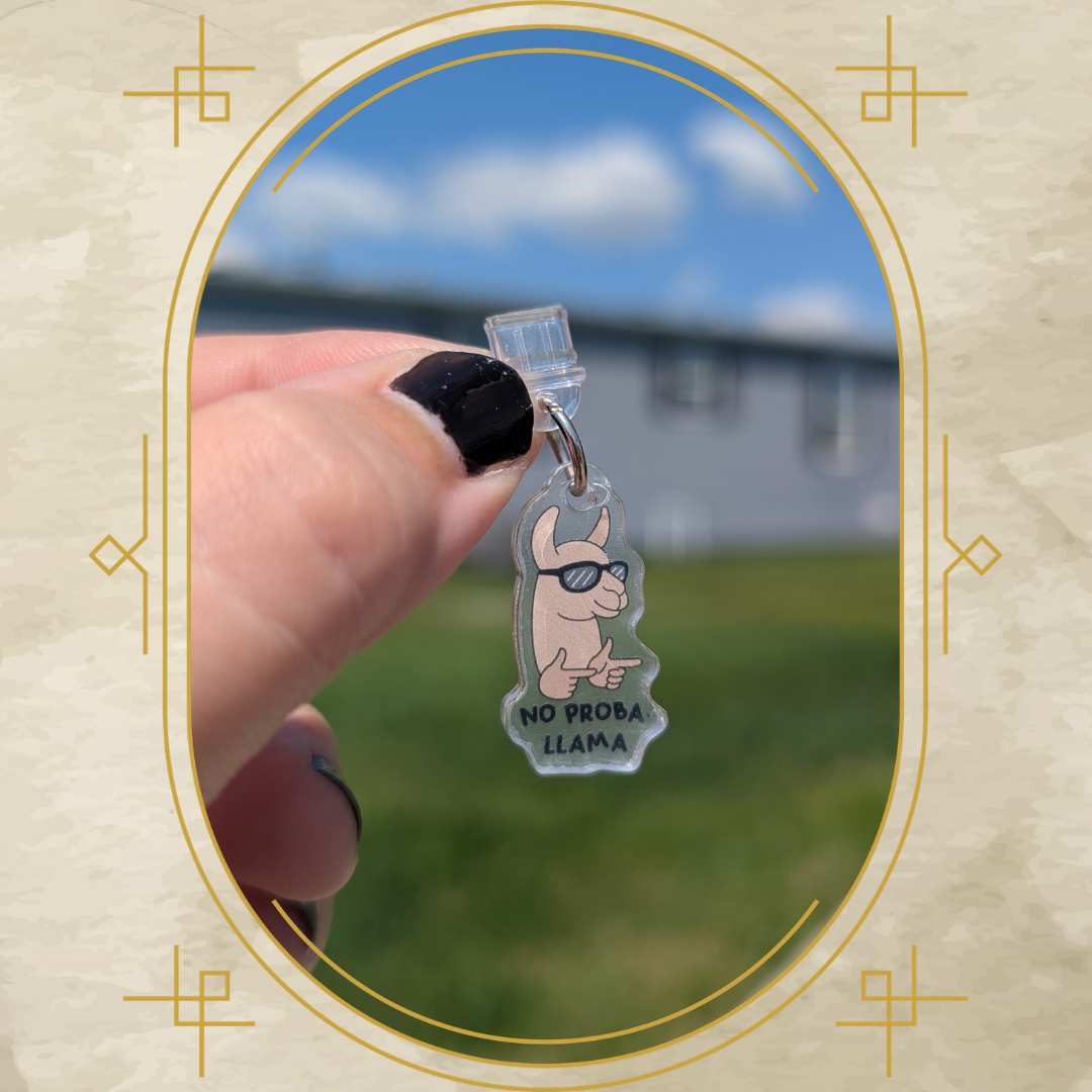 No Proba-Llama Acrylic Dust Plug