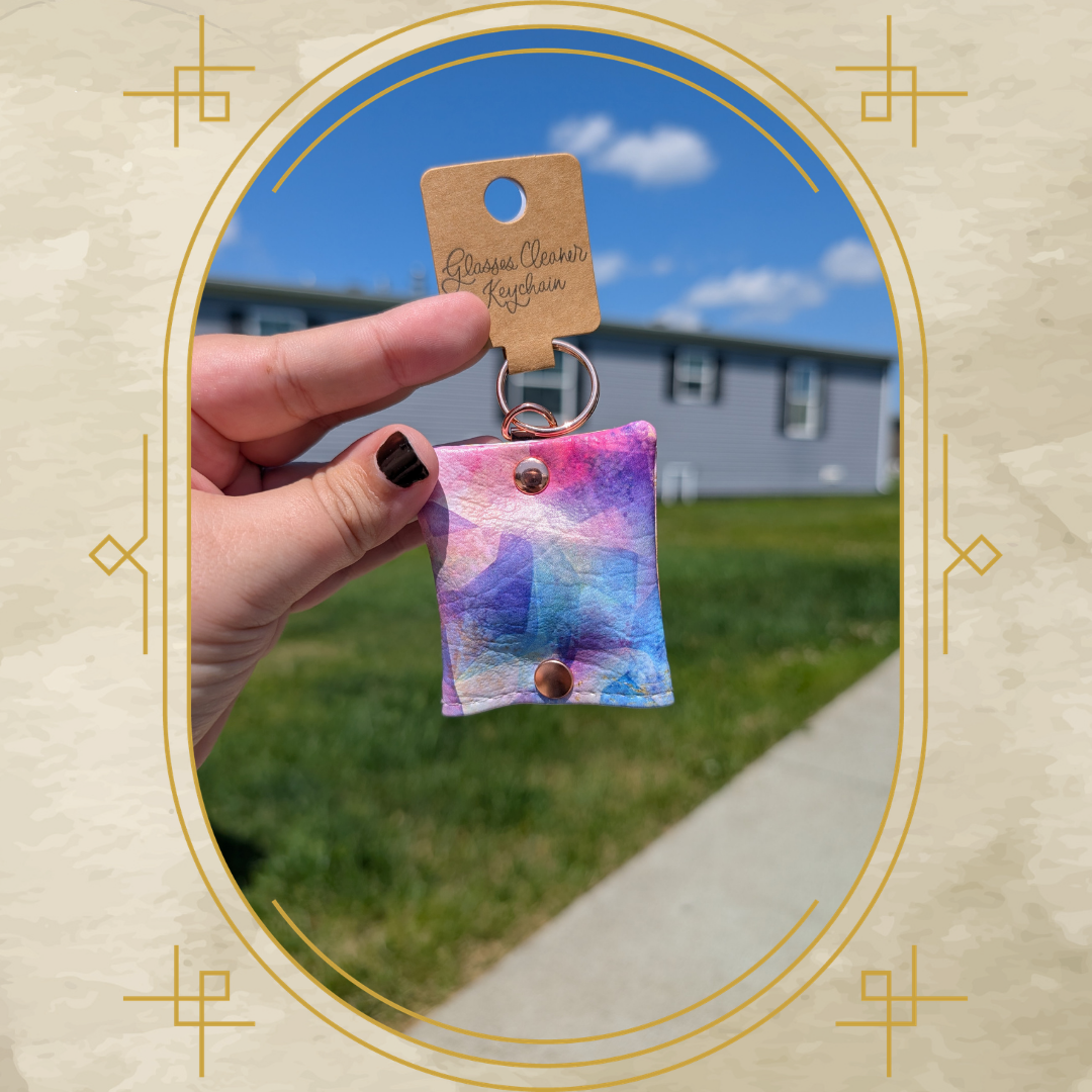 Glasses Cleaner Keychain