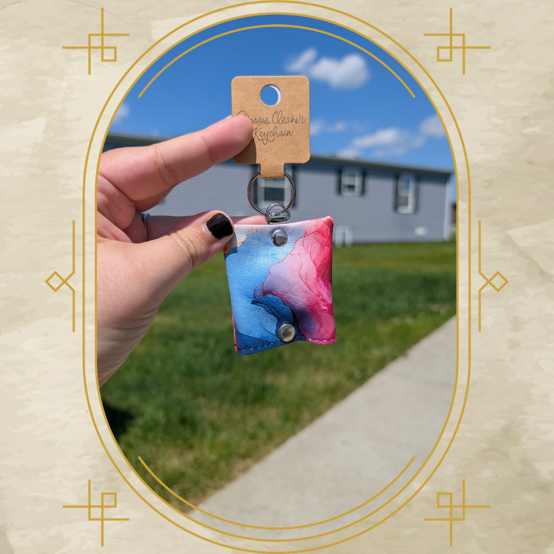 Glasses Cleaner Keychain