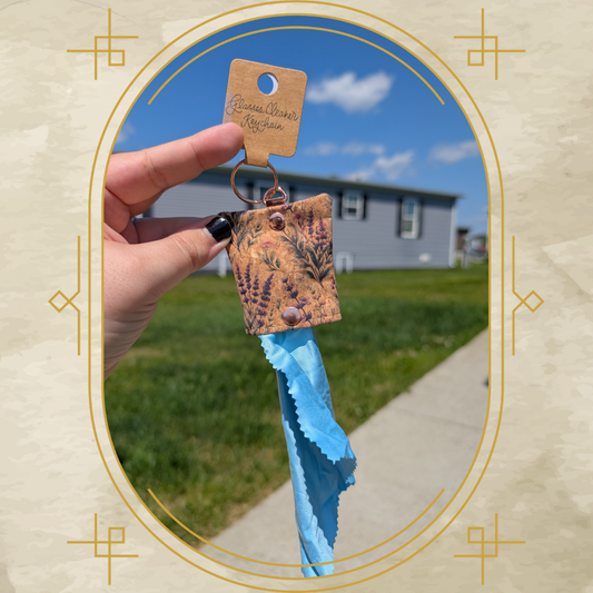 Glasses Cleaner Keychain