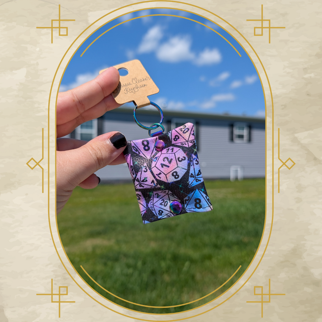 Glasses Cleaner Keychain