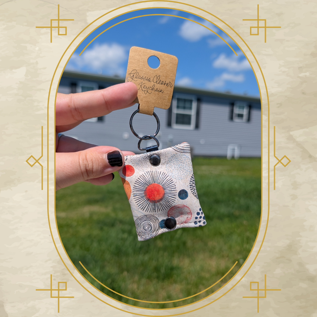 Glasses Cleaner Keychain