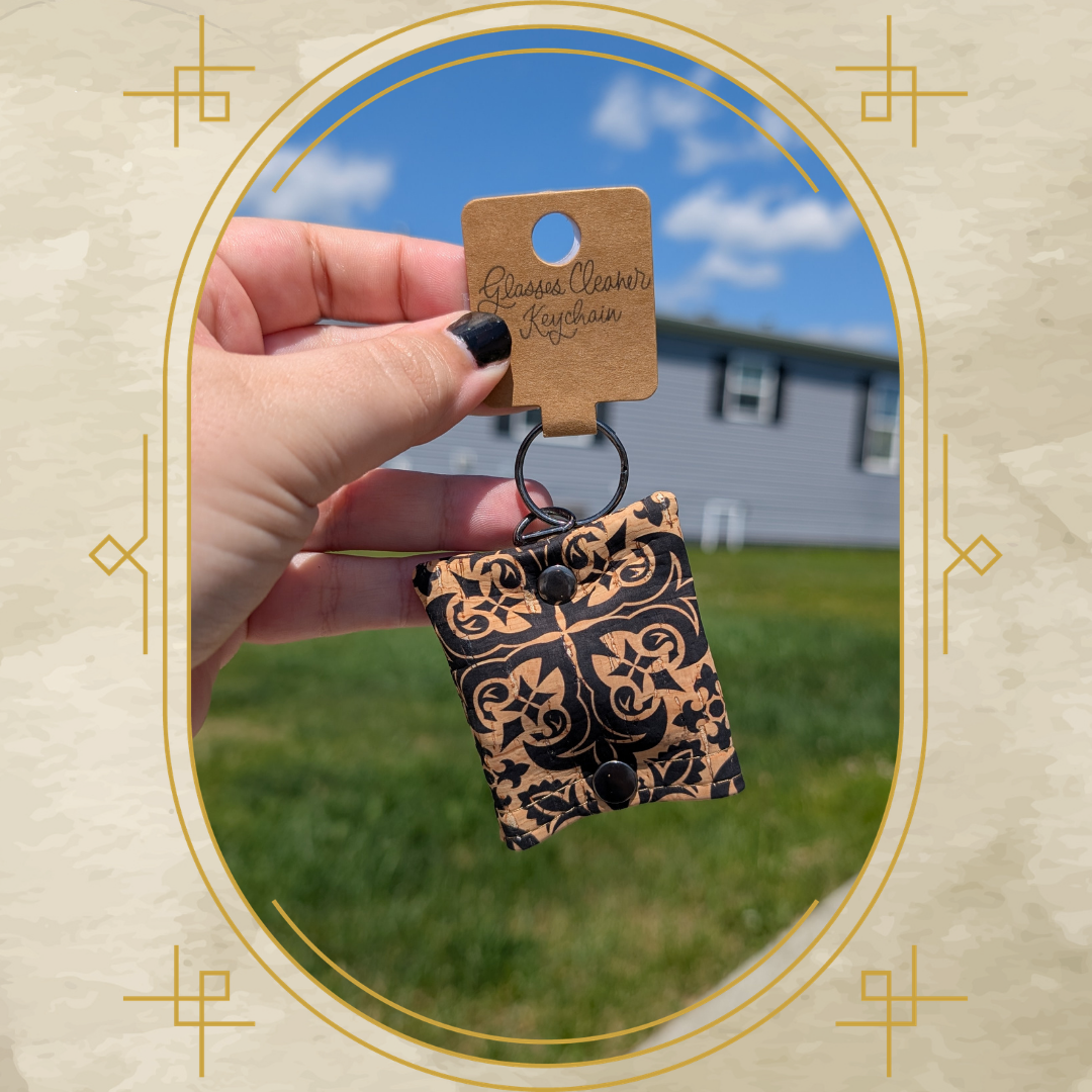 Glasses Cleaner Keychain