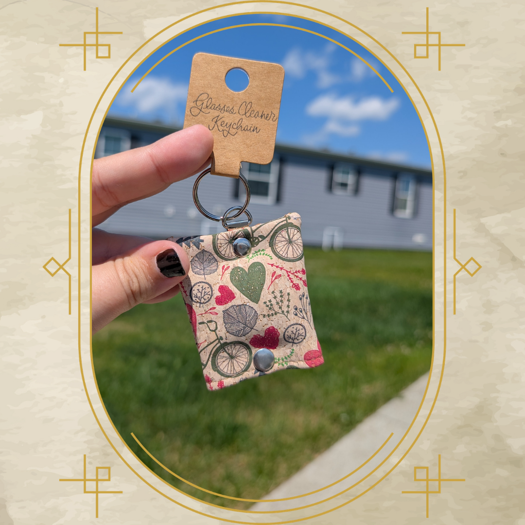 Glasses Cleaner Keychain