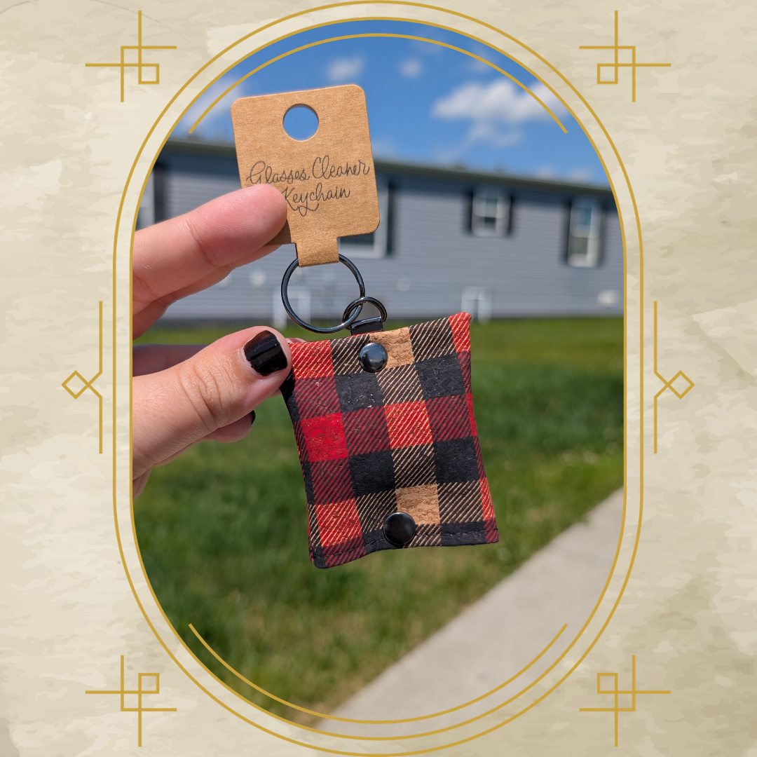 Glasses Cleaner Keychain
