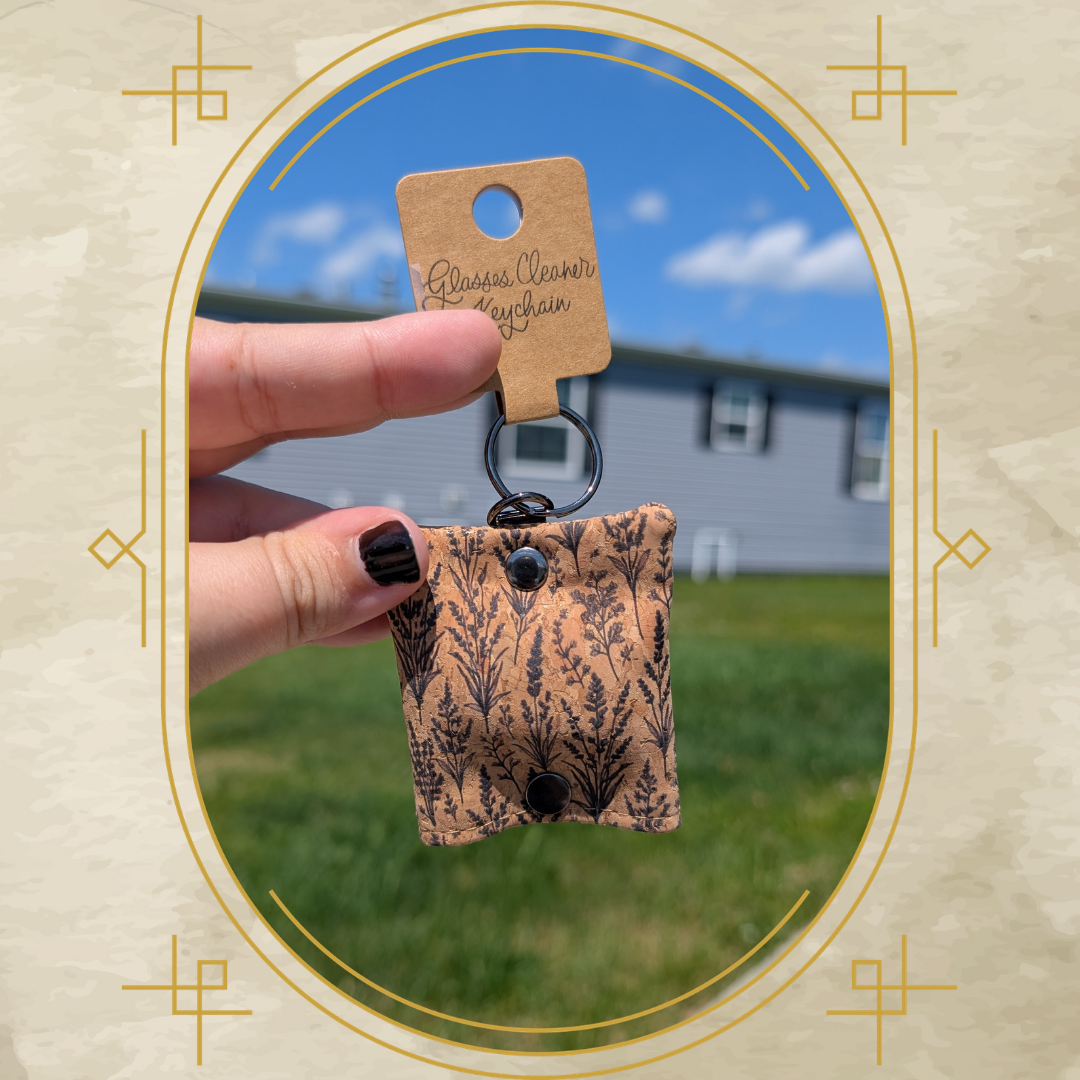 Glasses Cleaner Keychain