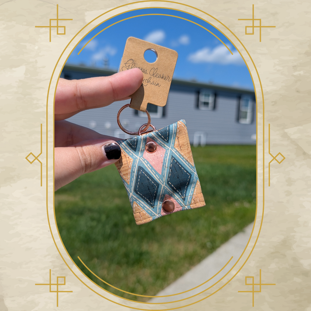 Glasses Cleaner Keychain