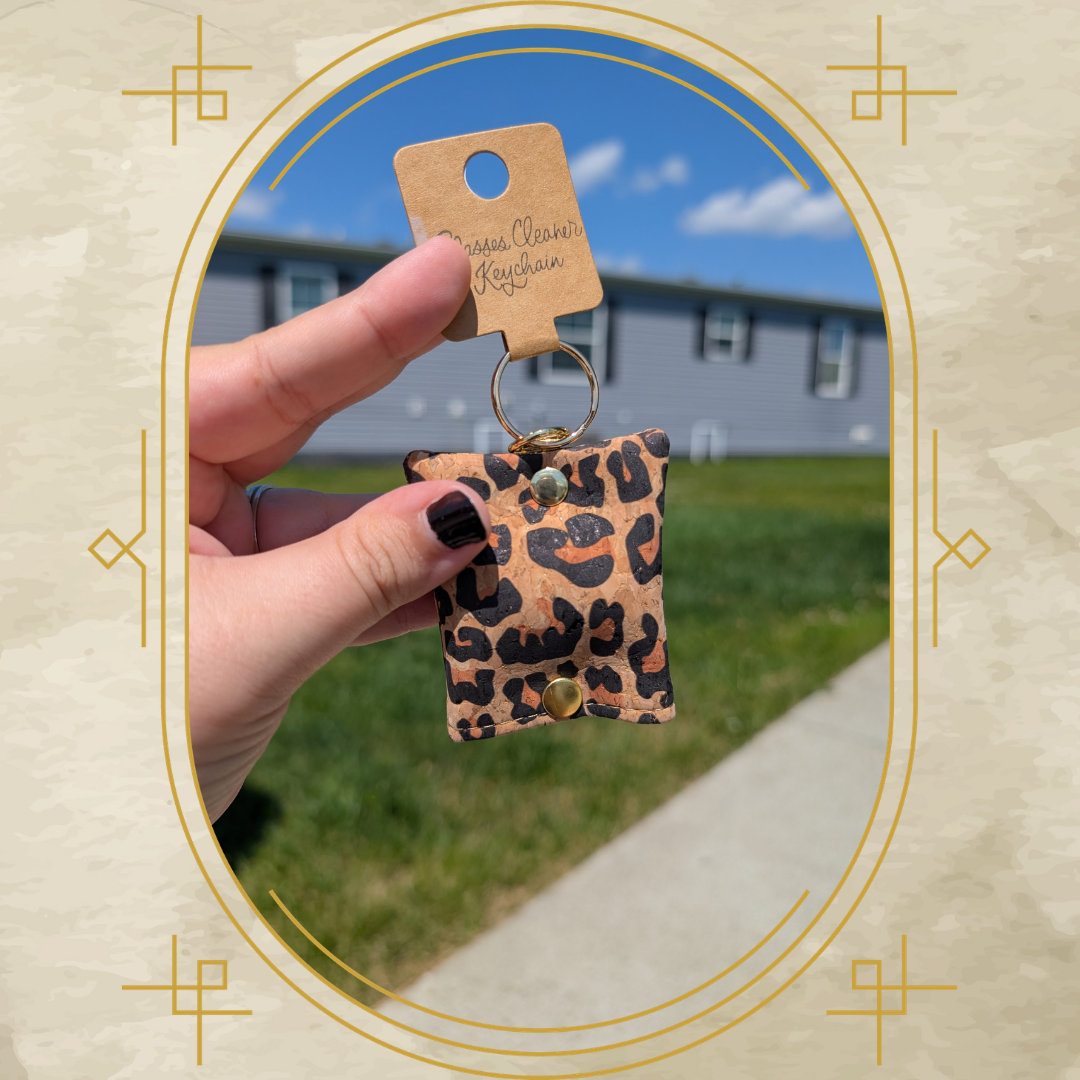 Glasses Cleaner Keychain