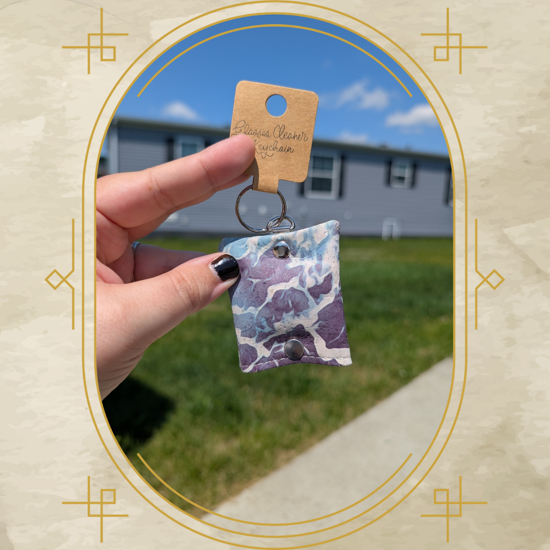 Glasses Cleaner Keychain