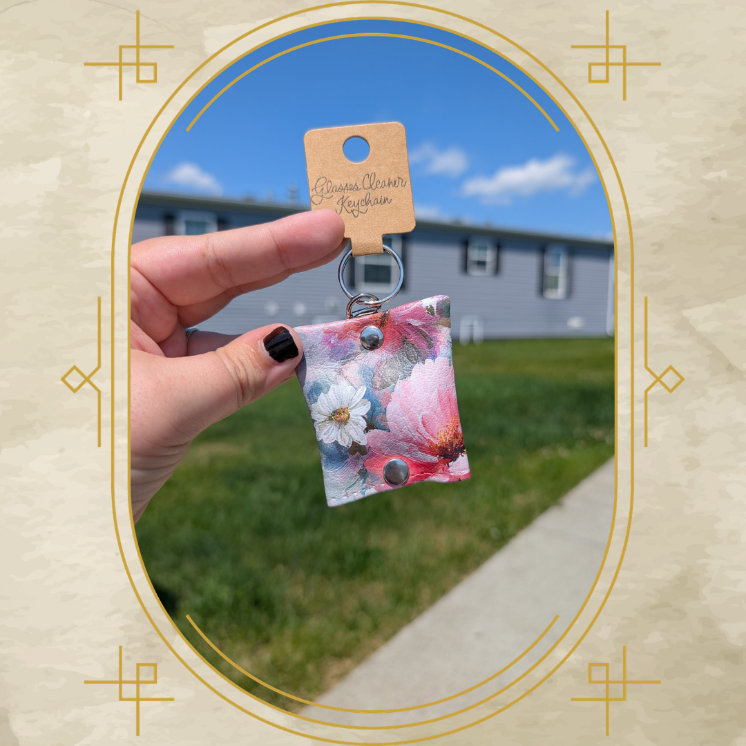 Glasses Cleaner Keychain