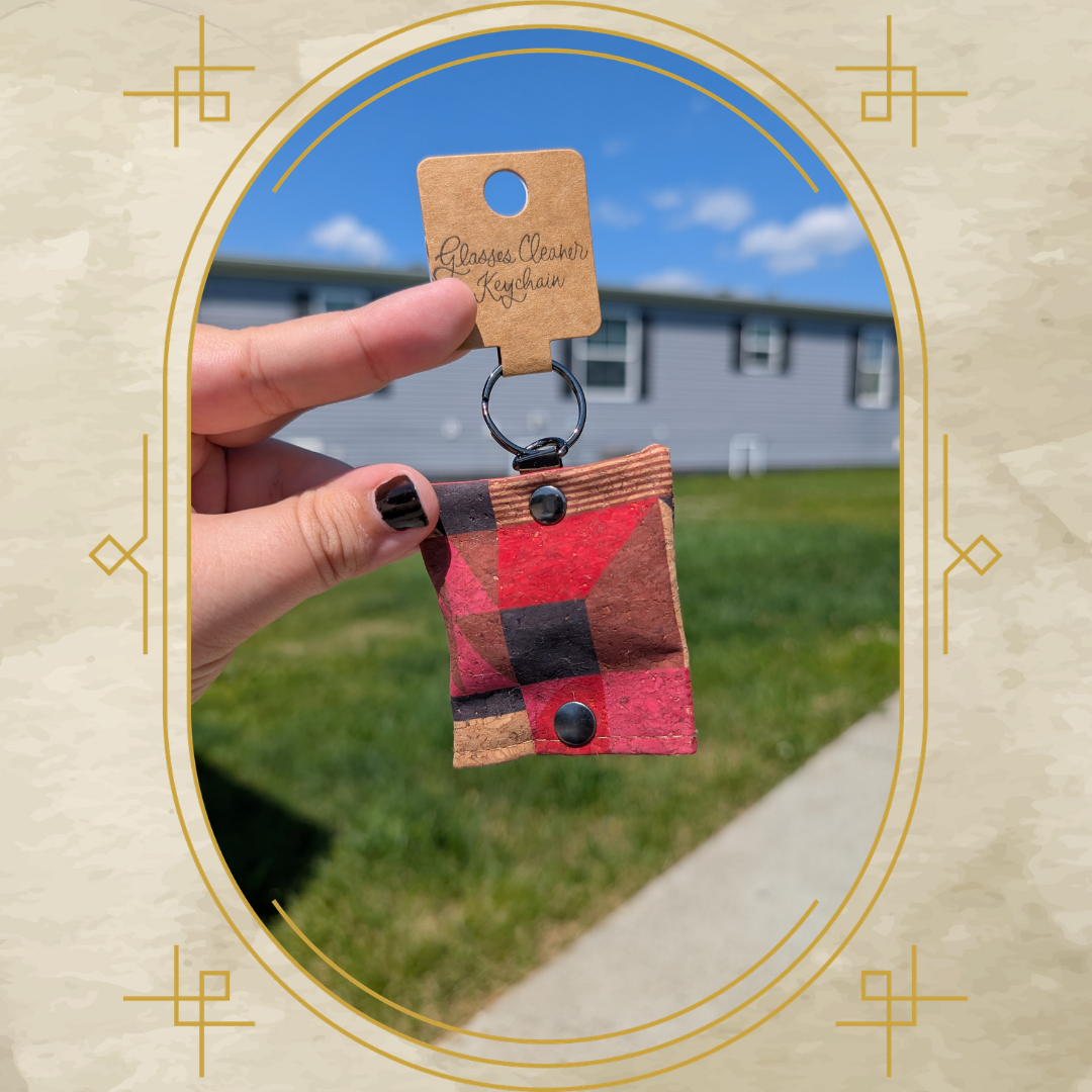 Glasses Cleaner Keychain