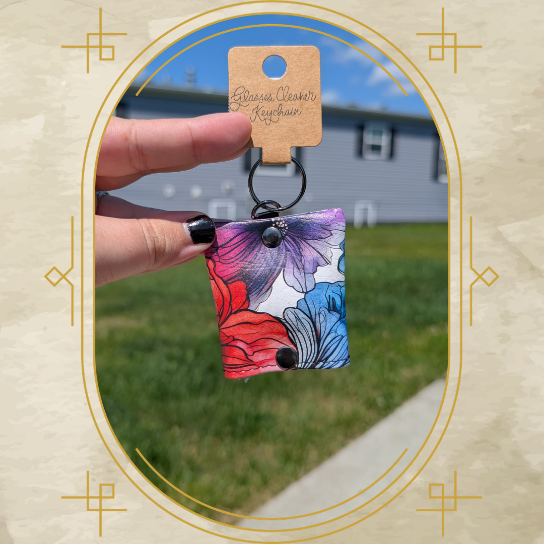 Glasses Cleaner Keychain