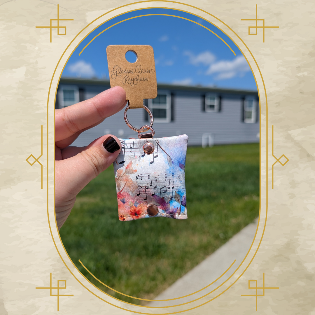 Glasses Cleaner Keychain