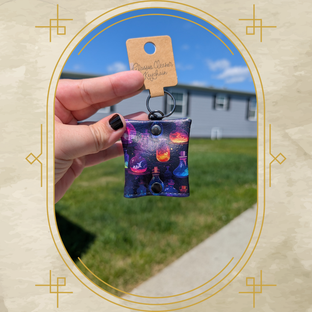 Glasses Cleaner Keychain