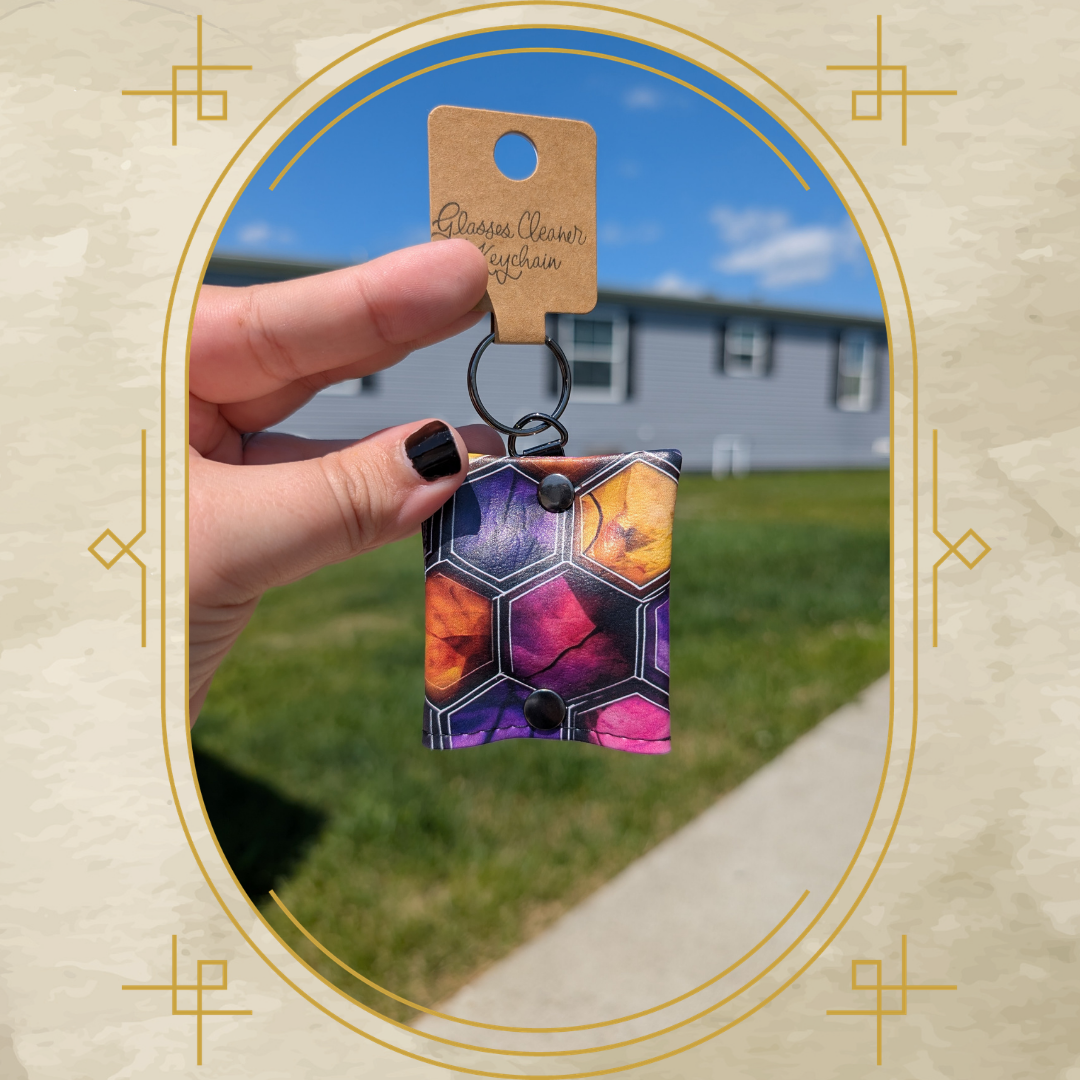 Glasses Cleaner Keychain