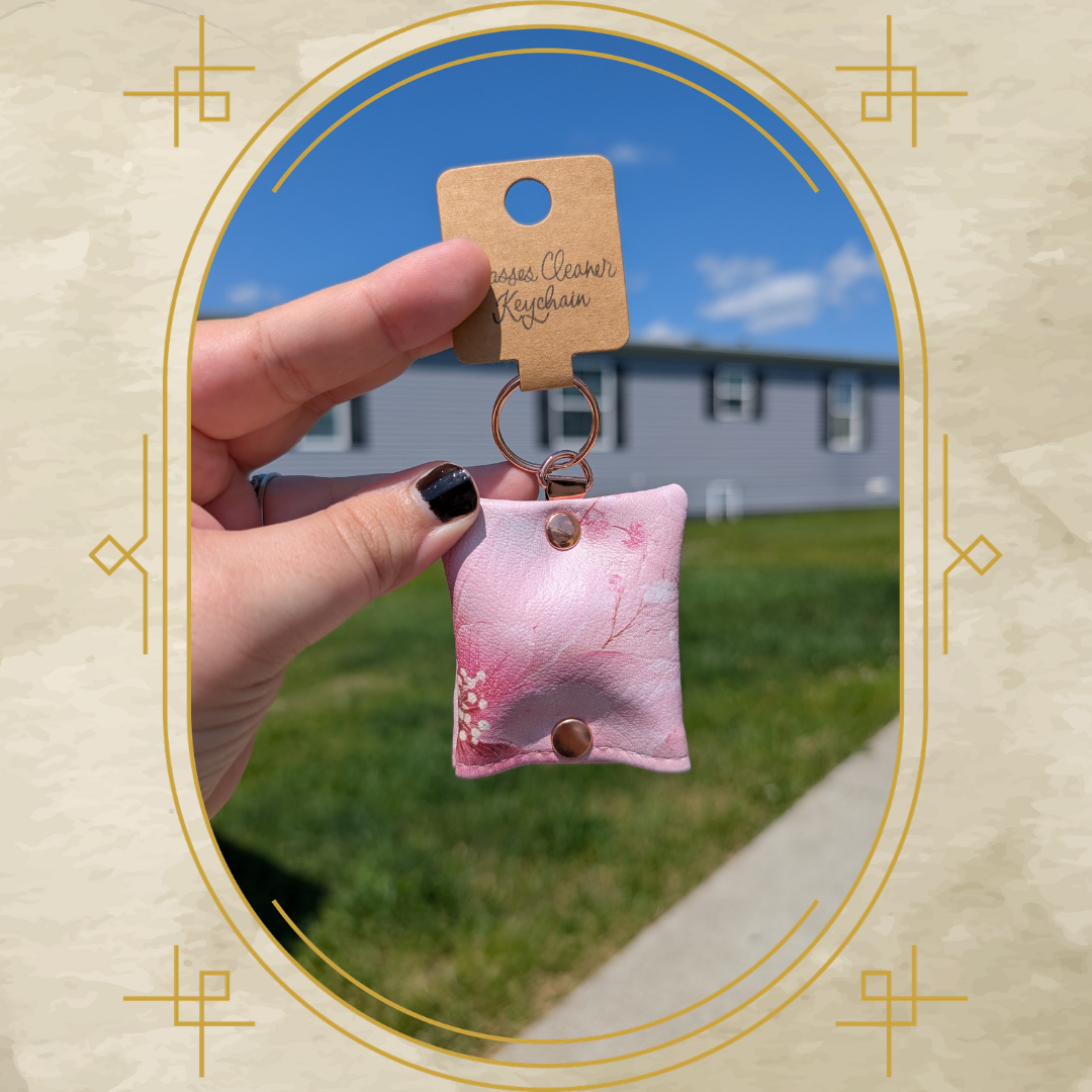 Glasses Cleaner Keychain