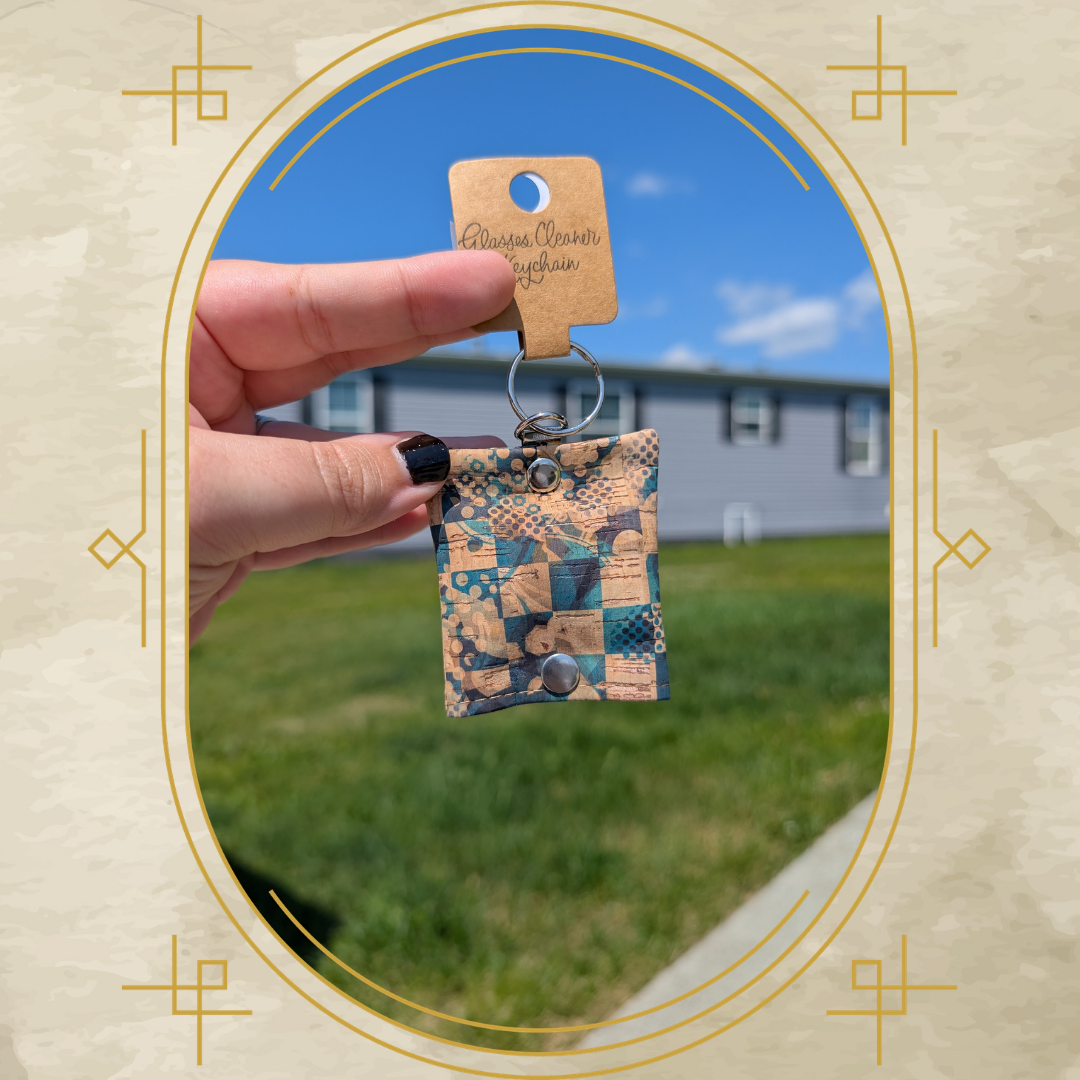 Glasses Cleaner Keychain