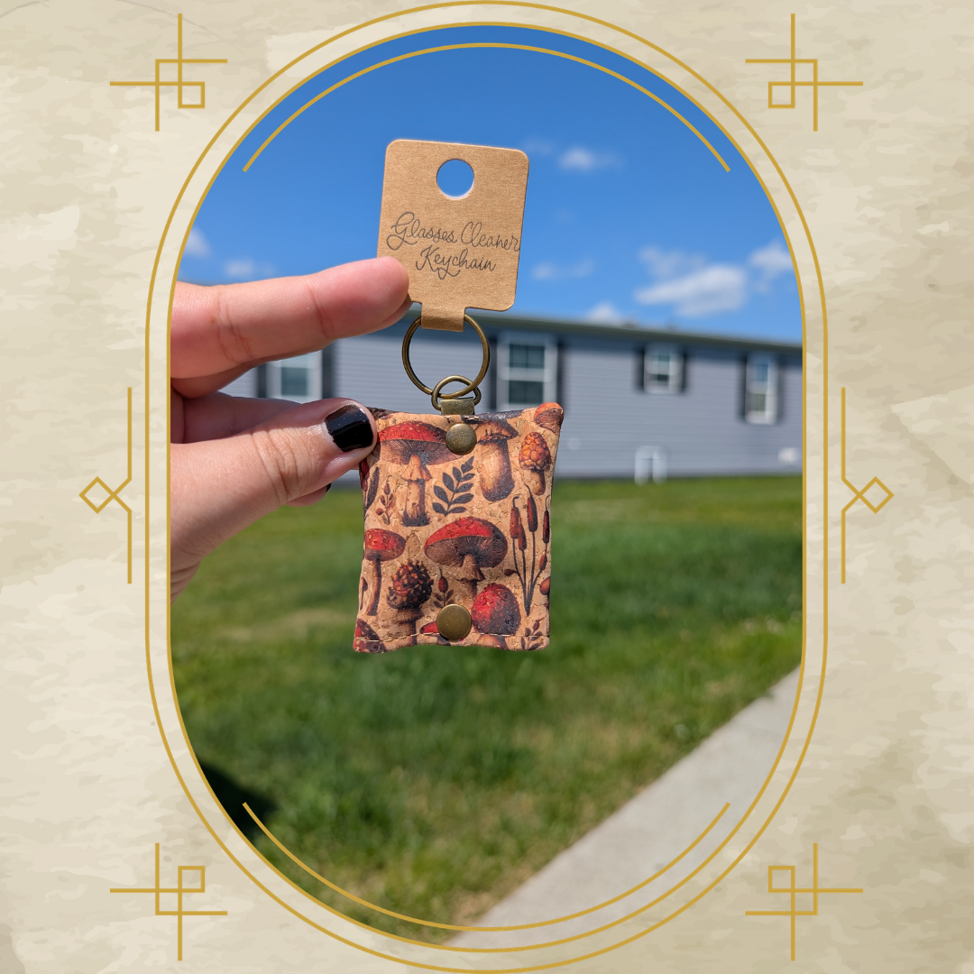 Glasses Cleaner Keychain