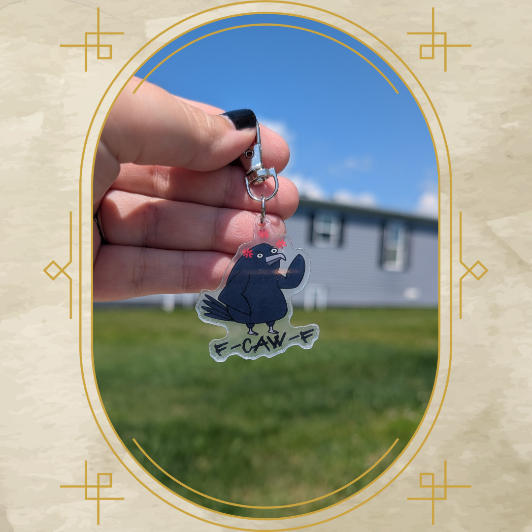 F-Caw-F Acrylic Keychain