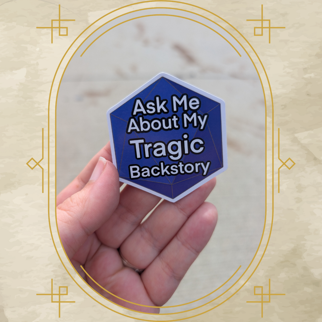 Ask Me About My Tragic Backstory Classic Magnet