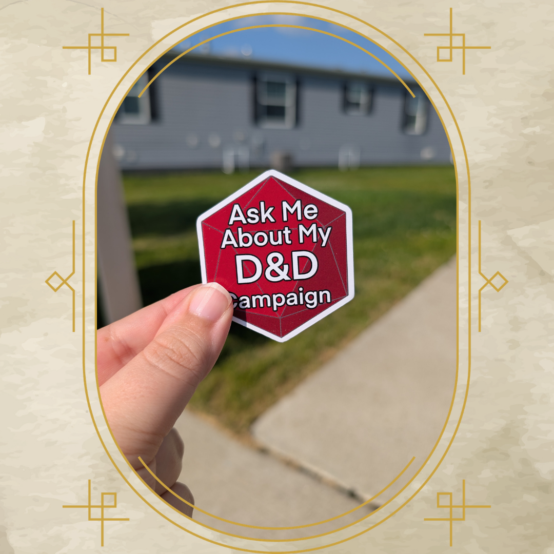 Ask Me About My D&D Campaign Classic Magnet