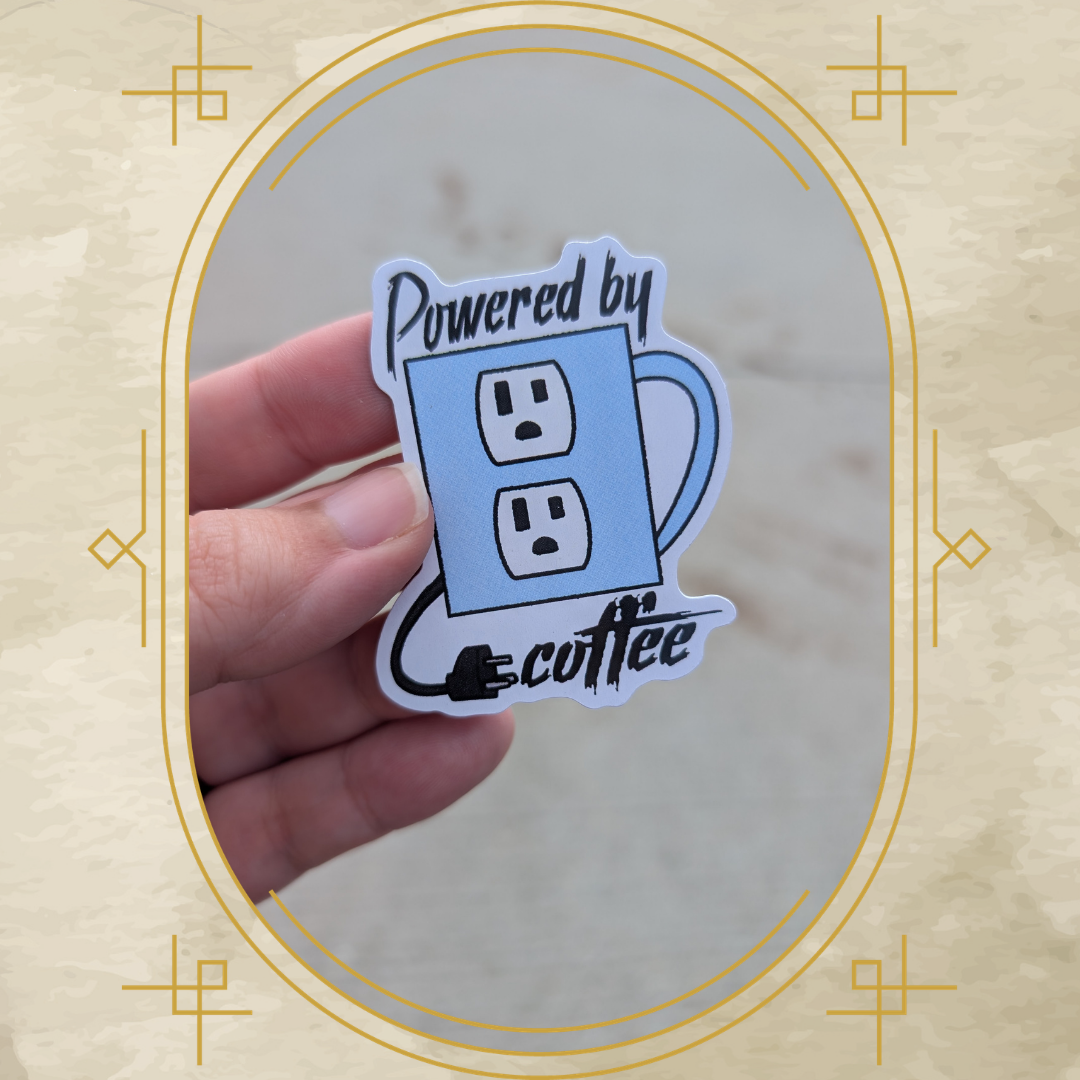 Powered by Coffee Classic Magnet