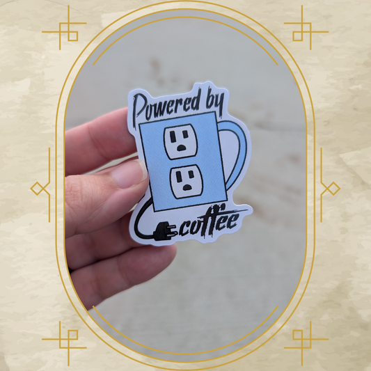 Powered by Coffee Classic Magnet
