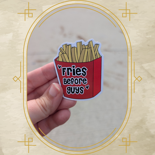Fries Before Guys Classic Magnet