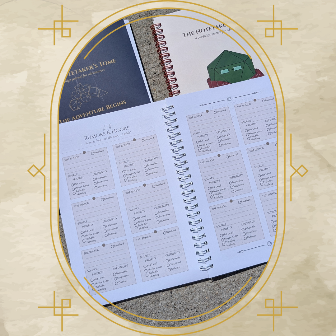 The Notetaker's Tome: A Campaign Journal for Adventurers