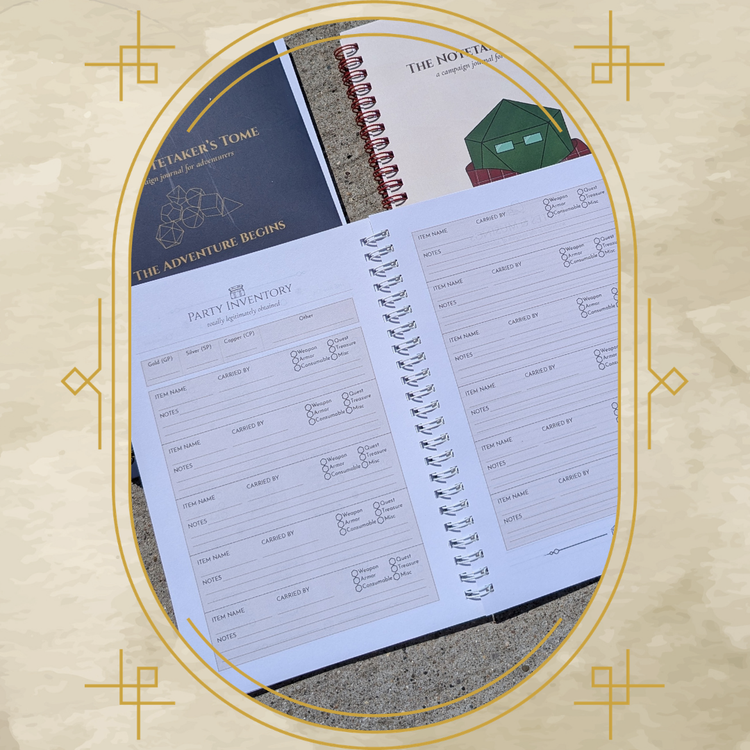The Notetaker's Tome: A Campaign Journal for Adventurers