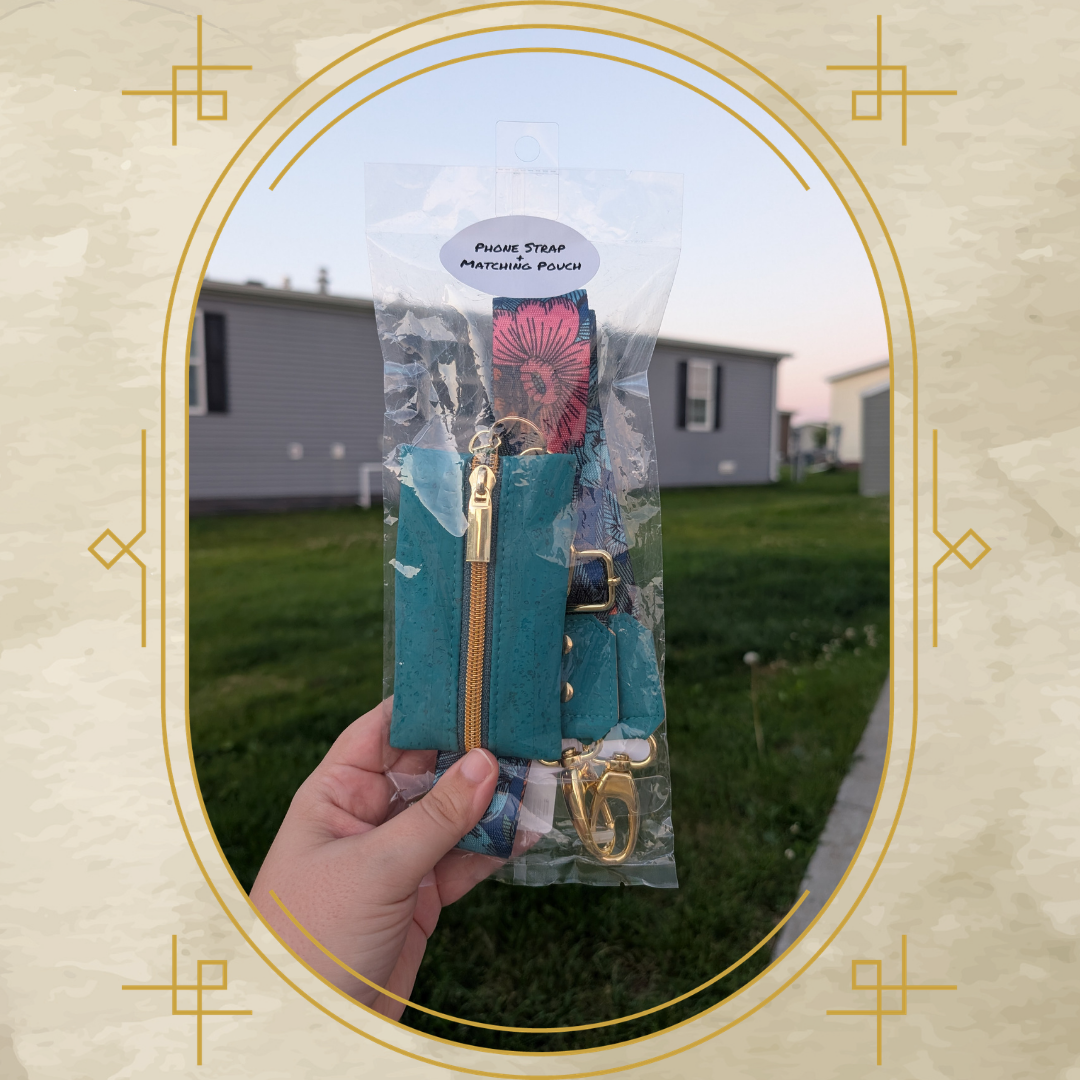 Phone Straps + Matching Pouches