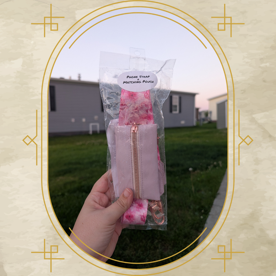 Phone Straps + Matching Pouches