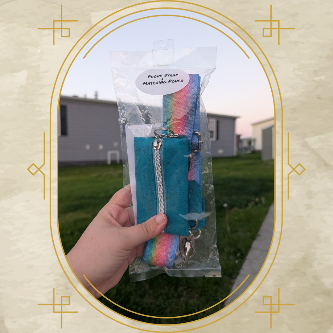 Phone Straps + Matching Pouches