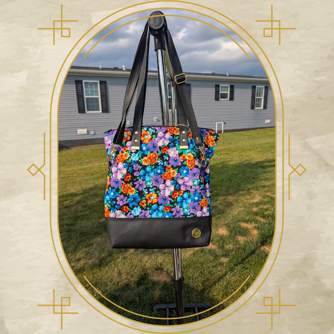 Twofer Tote - Electric Floral