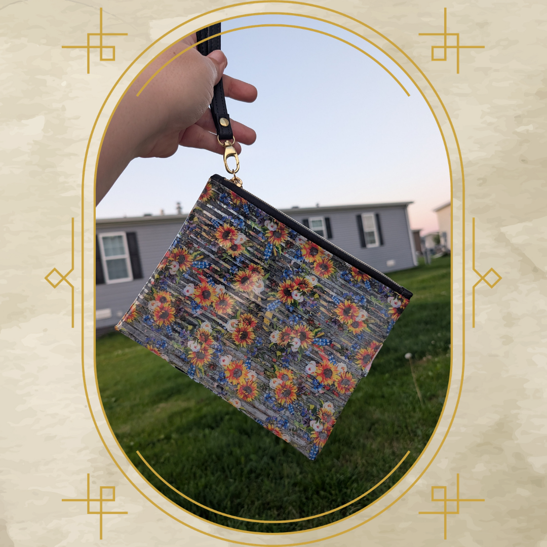 Starlight Clear Wristlet