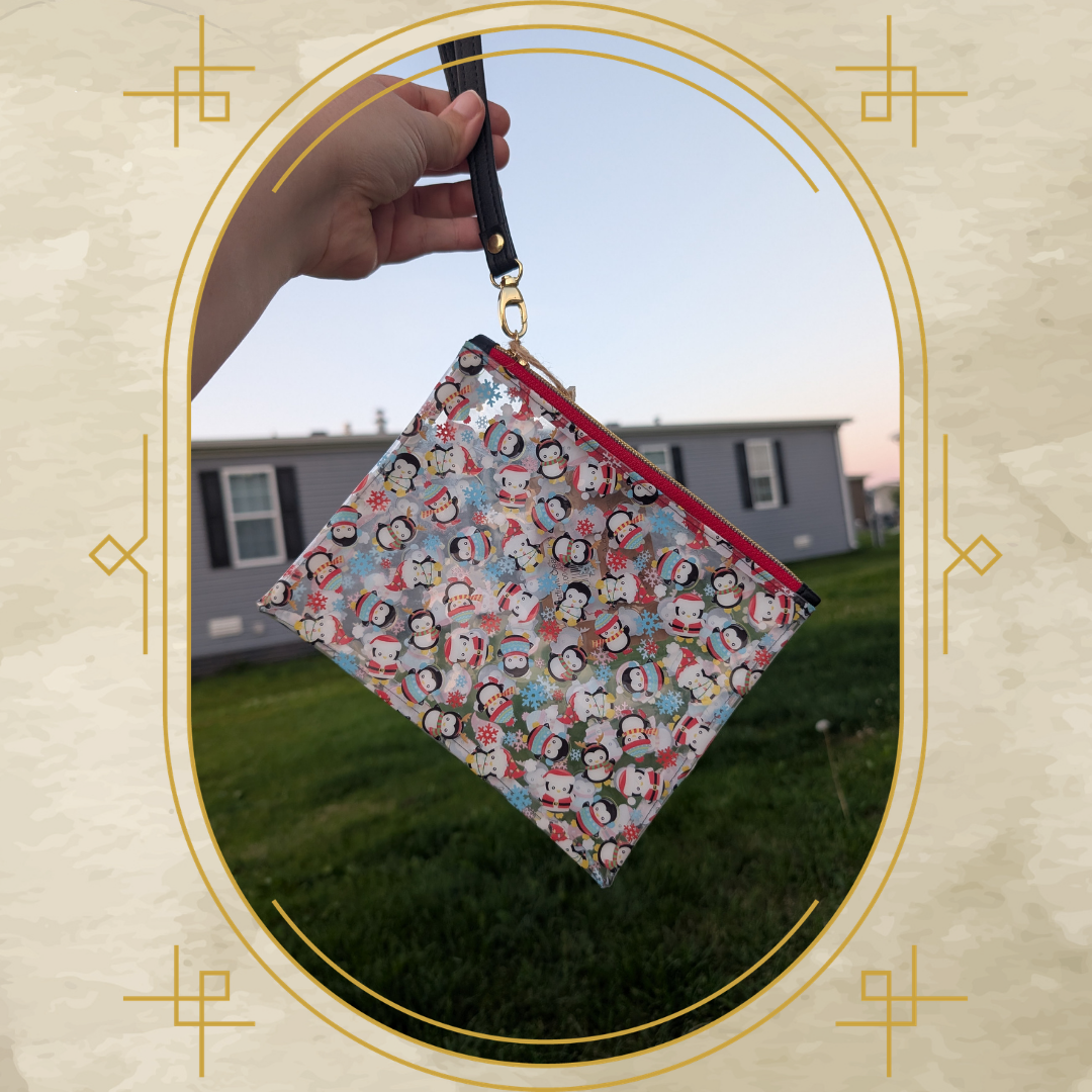 Starlight Clear Wristlet
