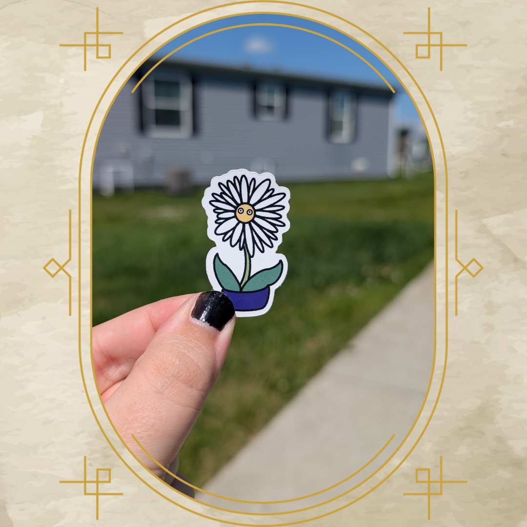 Doofy Daisy Vinyl Sticker