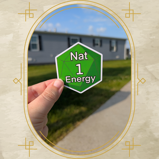 Nat 1 Energy Vinyl Sticker